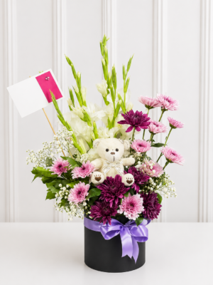 Purple Flower Box