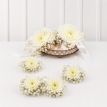 White Floral Jewelry Set