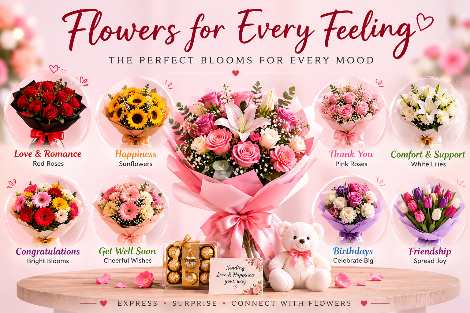 Flowers for Every Feeling: The Perfect Blooms for Every Mood