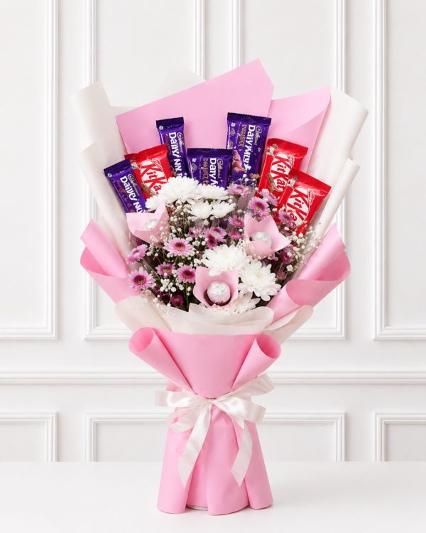 Chocolate & Flower Bouquet