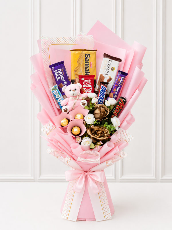 Chocolate & Teddy Bouquet
